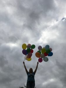 Blogstart-Luftballonaktion